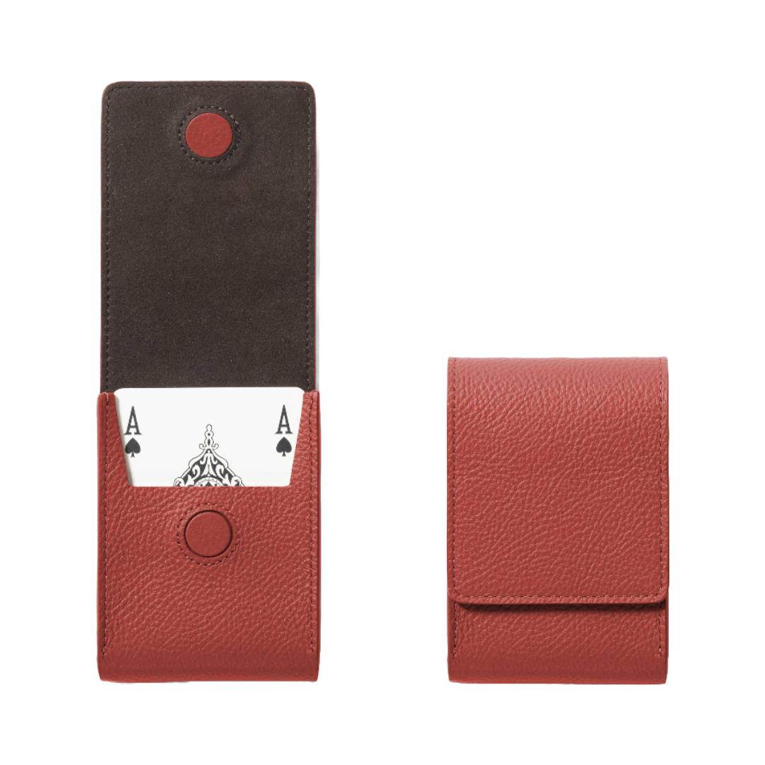 Games collection | Playing card leather pochette - 146