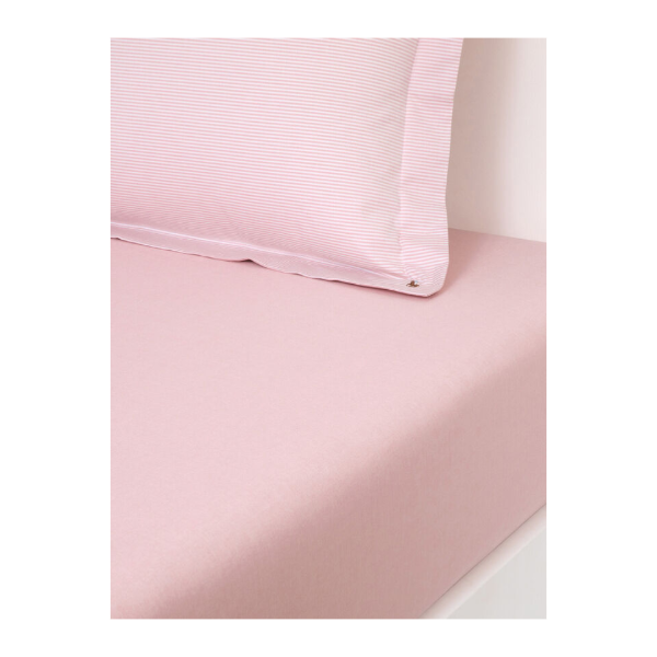 OXFORD ROSETTE  Fitted Sheet, 90X200