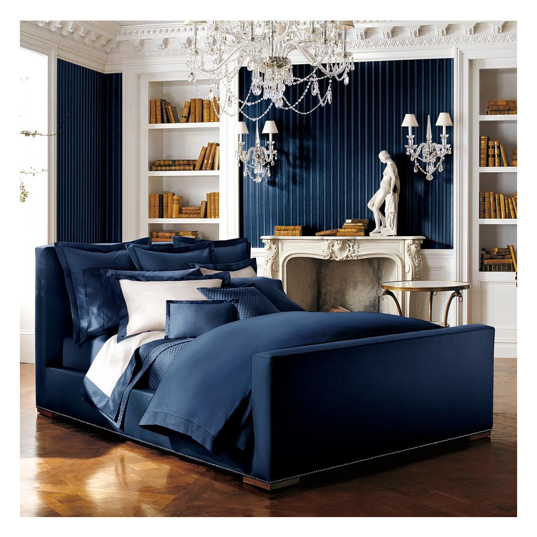 624 NAVY DUVET COVER, 240X220