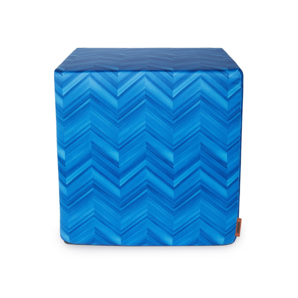 Layers Inlay cubic pouf