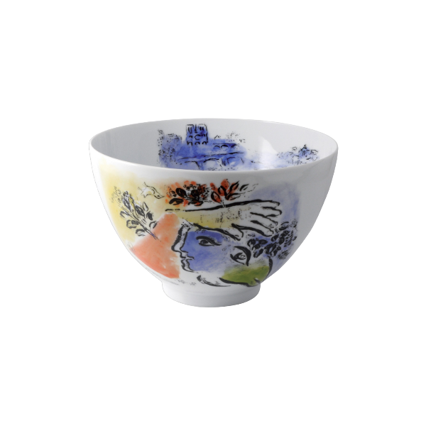 COLLECT CHAGALL LE CIEL BLEU 1964 Marc Chagall Salad bowl "Le ciel bleu"