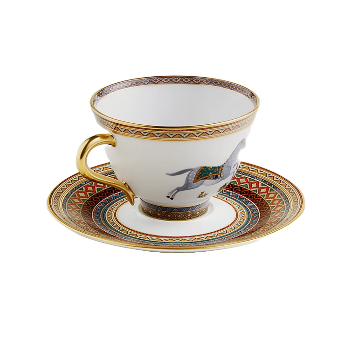 Cheval d’Orient tea cup and saucer n°1