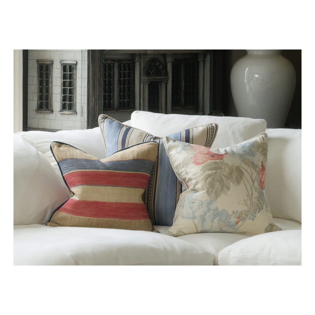 Es Cavalet 2 Striped rectangular cushion, 55X40