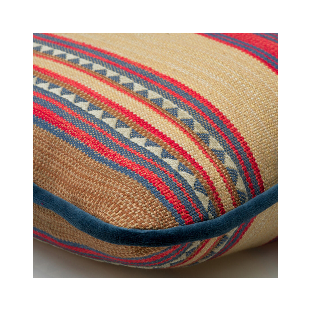Las Salinas 2 Striped rectangular cushion, 55X40