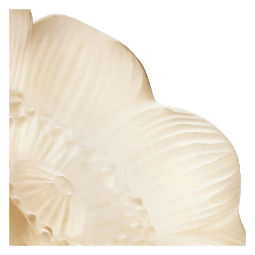 Anemone small sculpture Gold luster crystal