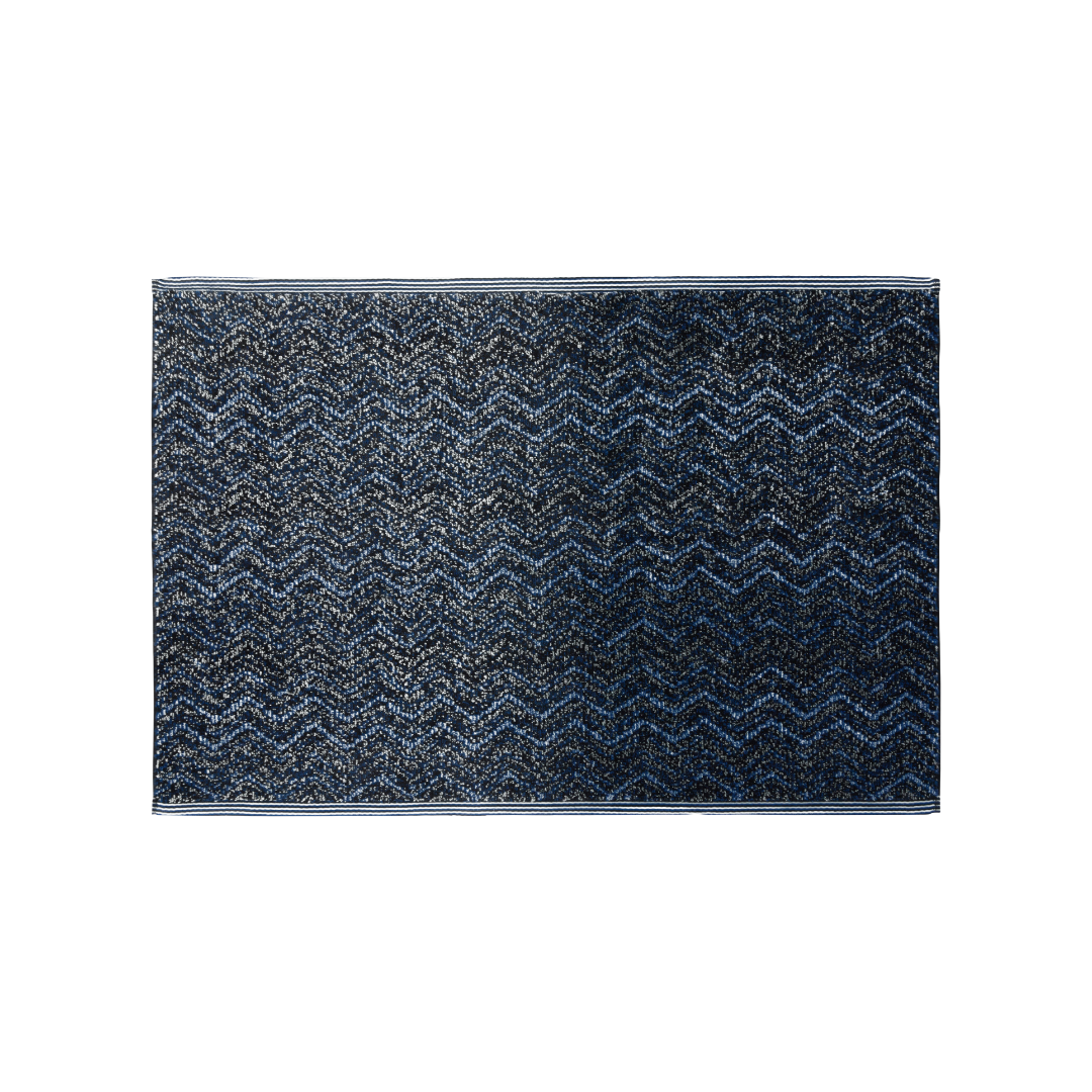 שטיחון אמבט Azul מבית Missoni Home מכותנה טרי ולור בדוגמת זיגזג אייקונית