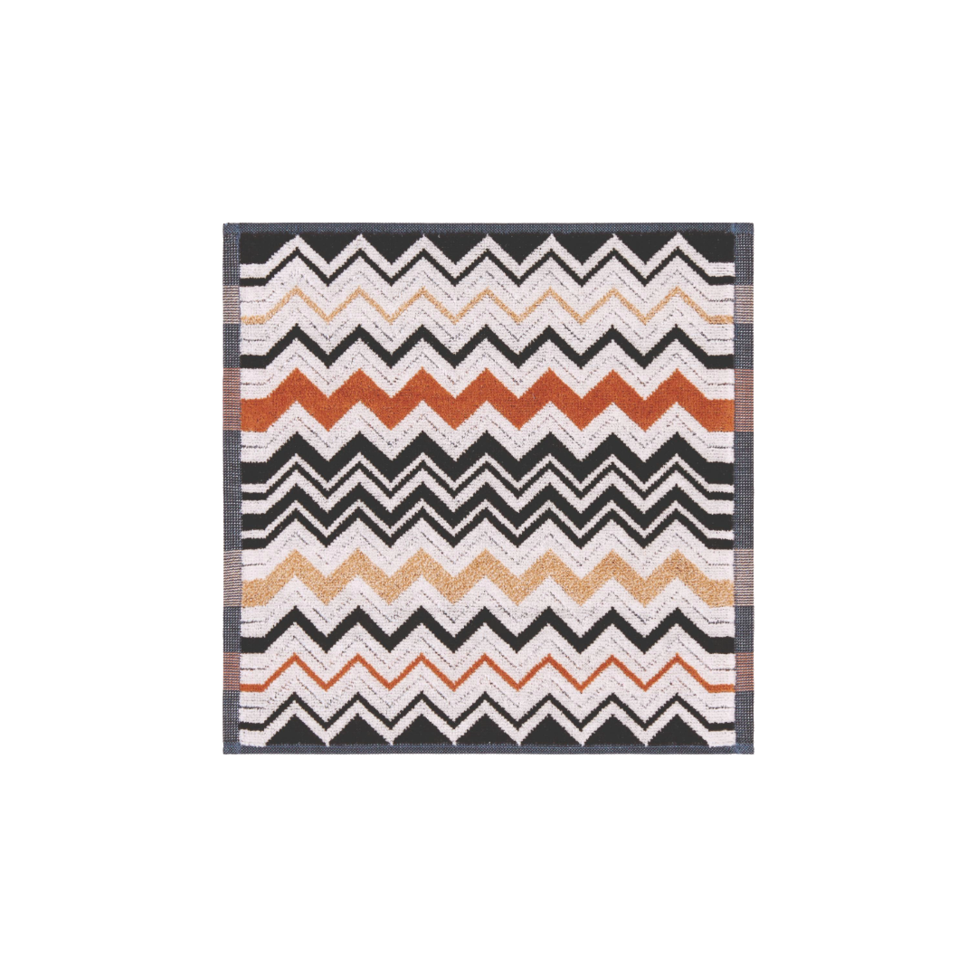 סט 6 מגבות פנים Bernard שחור מבית Missoni Home מכותנה בדוגמת זיגזג אייקונית