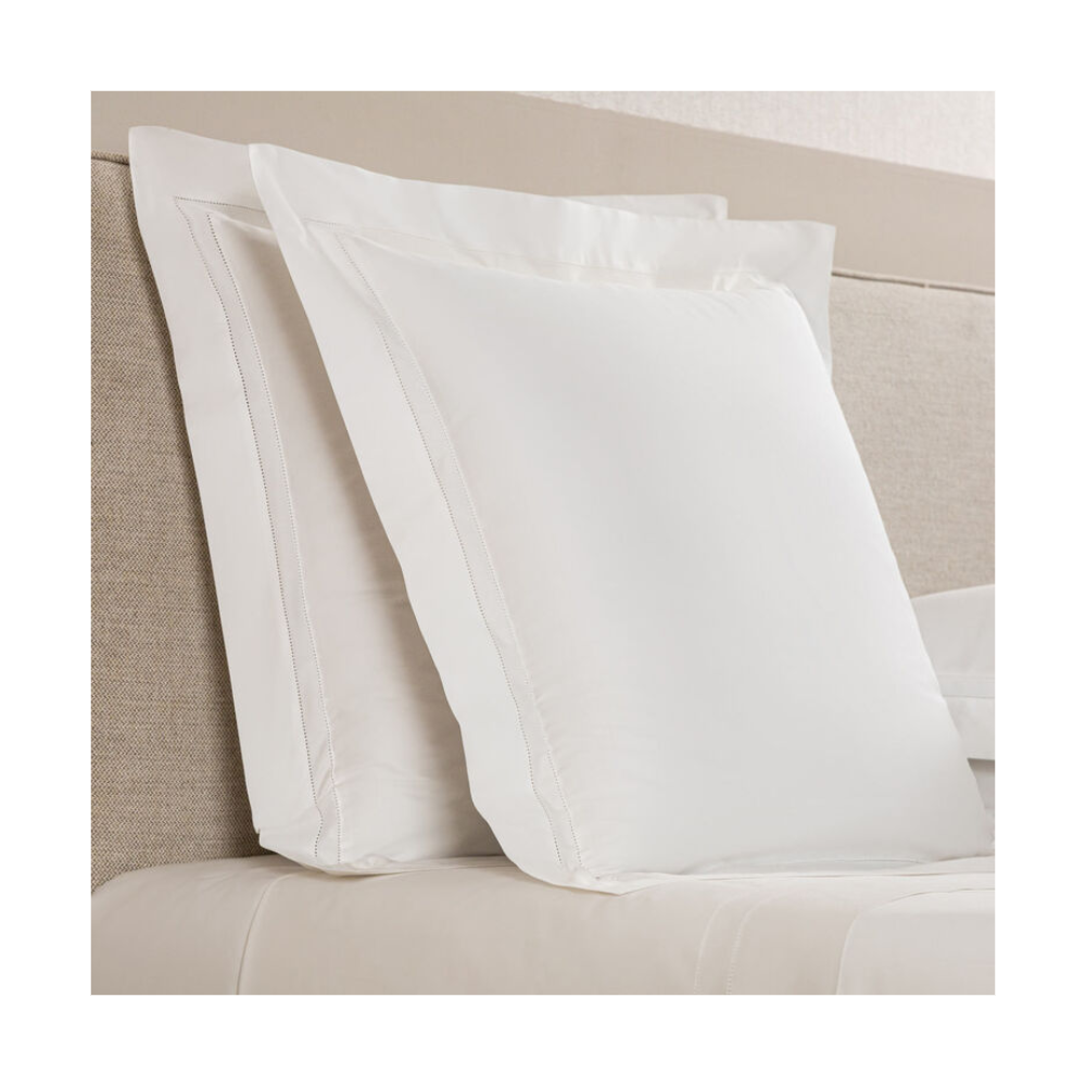 Doppio Ajour Sham White 65X65