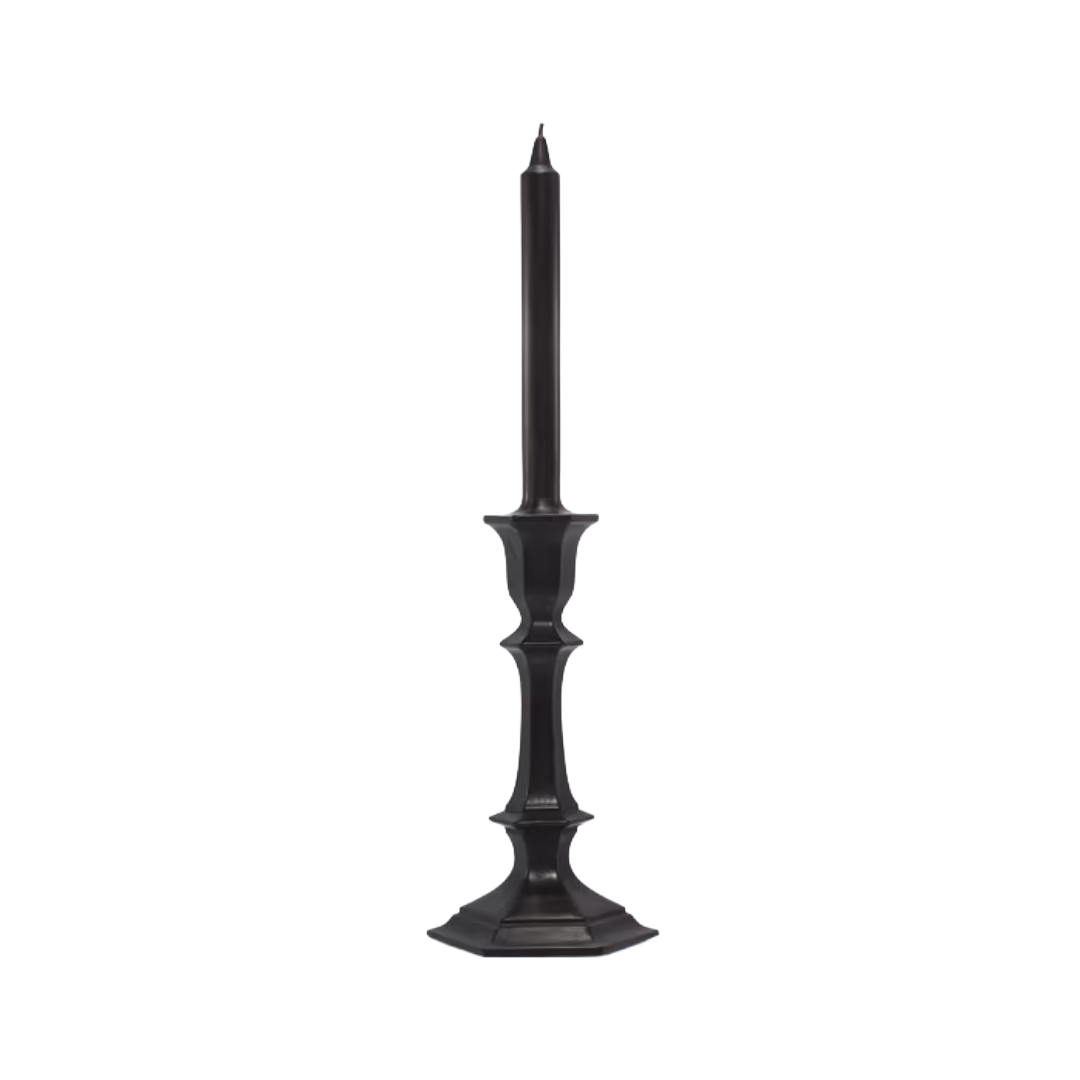 Harcourt Candlestick Candle, Black
