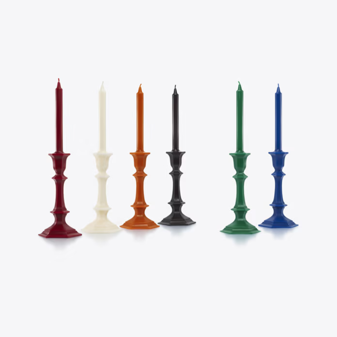 Harcourt Candlestick Candle, Green