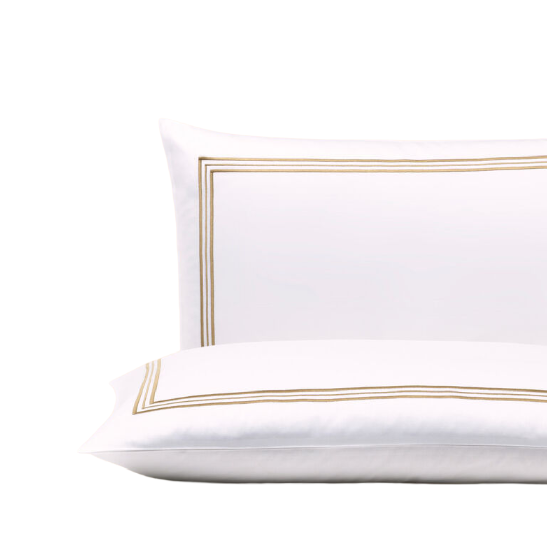Signature Triplo Sateen Sham, Milk-Camel