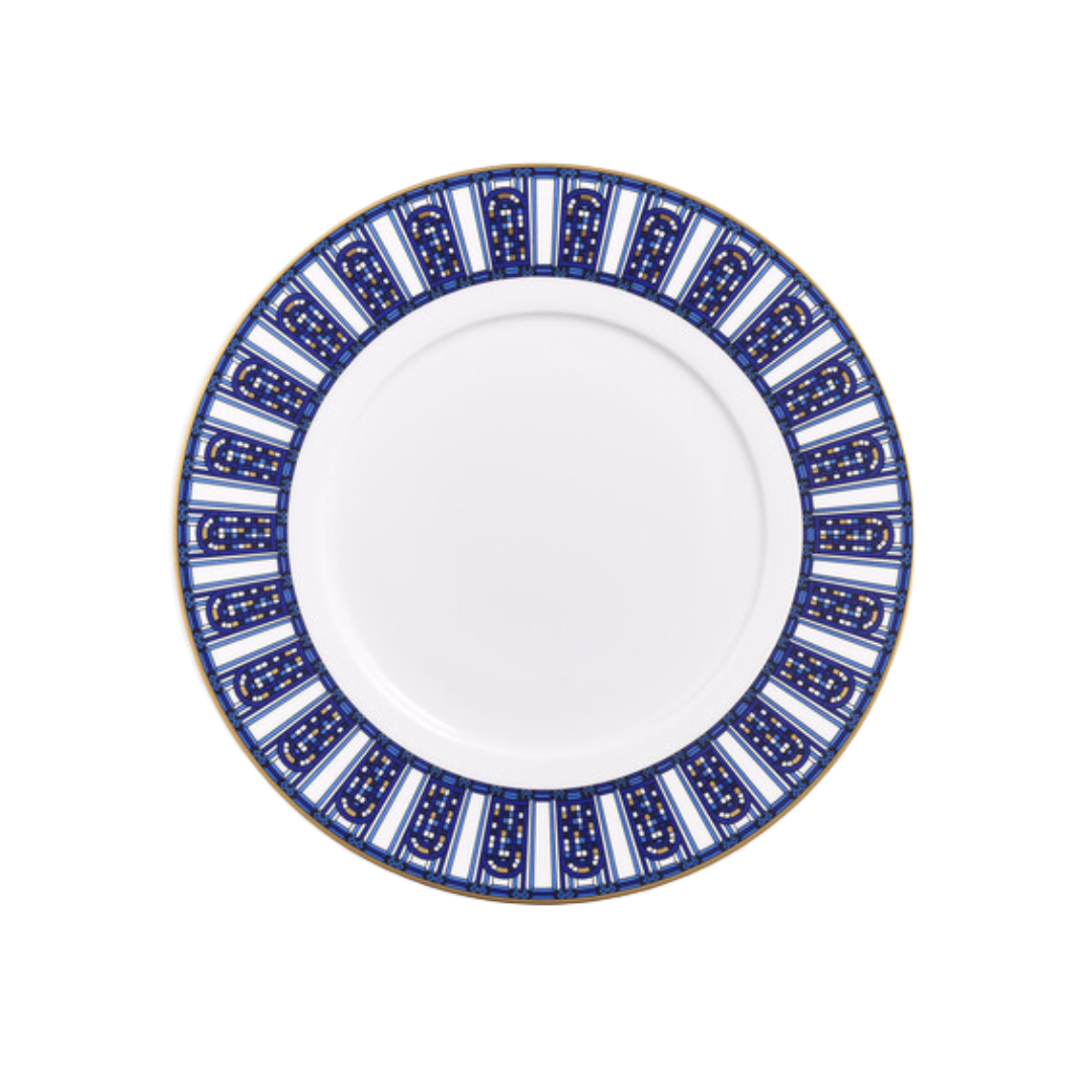 Arcadia Blue Dessert Plates - Set of 2