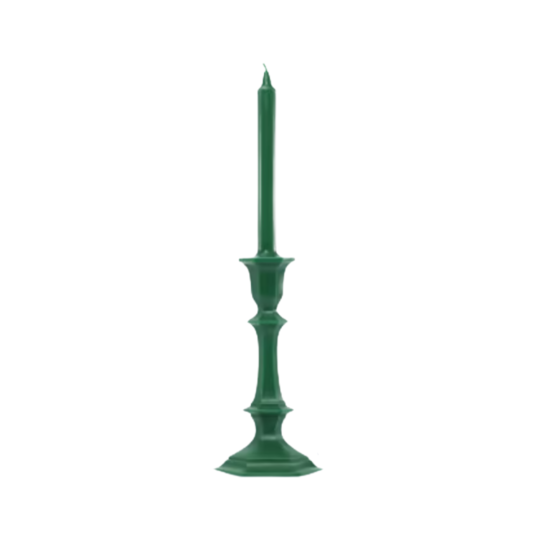 Harcourt Candlestick Candle, Green