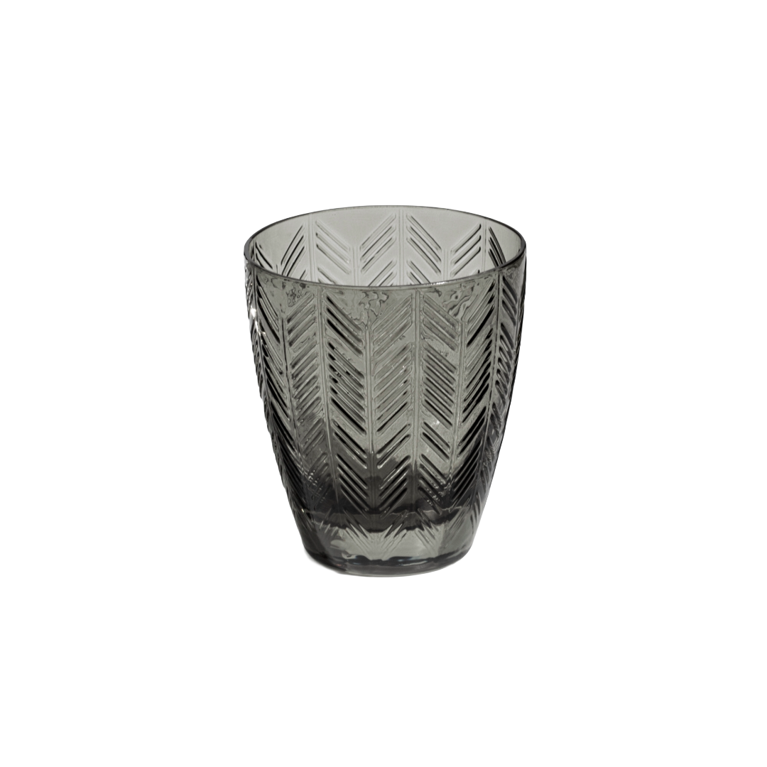 ZIG ZAG ANTRACITE Wine Glass - Bicchiere Vino