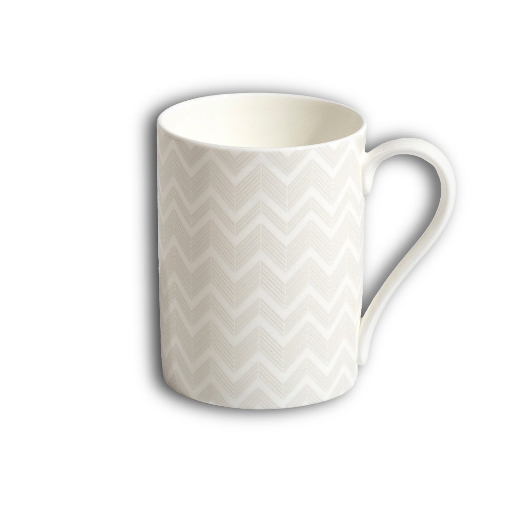 ZIG ZAG WHITE Mug - Tazza Mug
