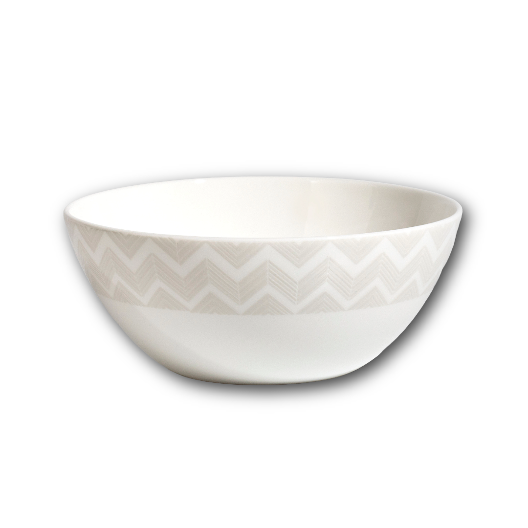 ZIG ZAG WHITE Soup Bowl - Coppetta Zuppa
