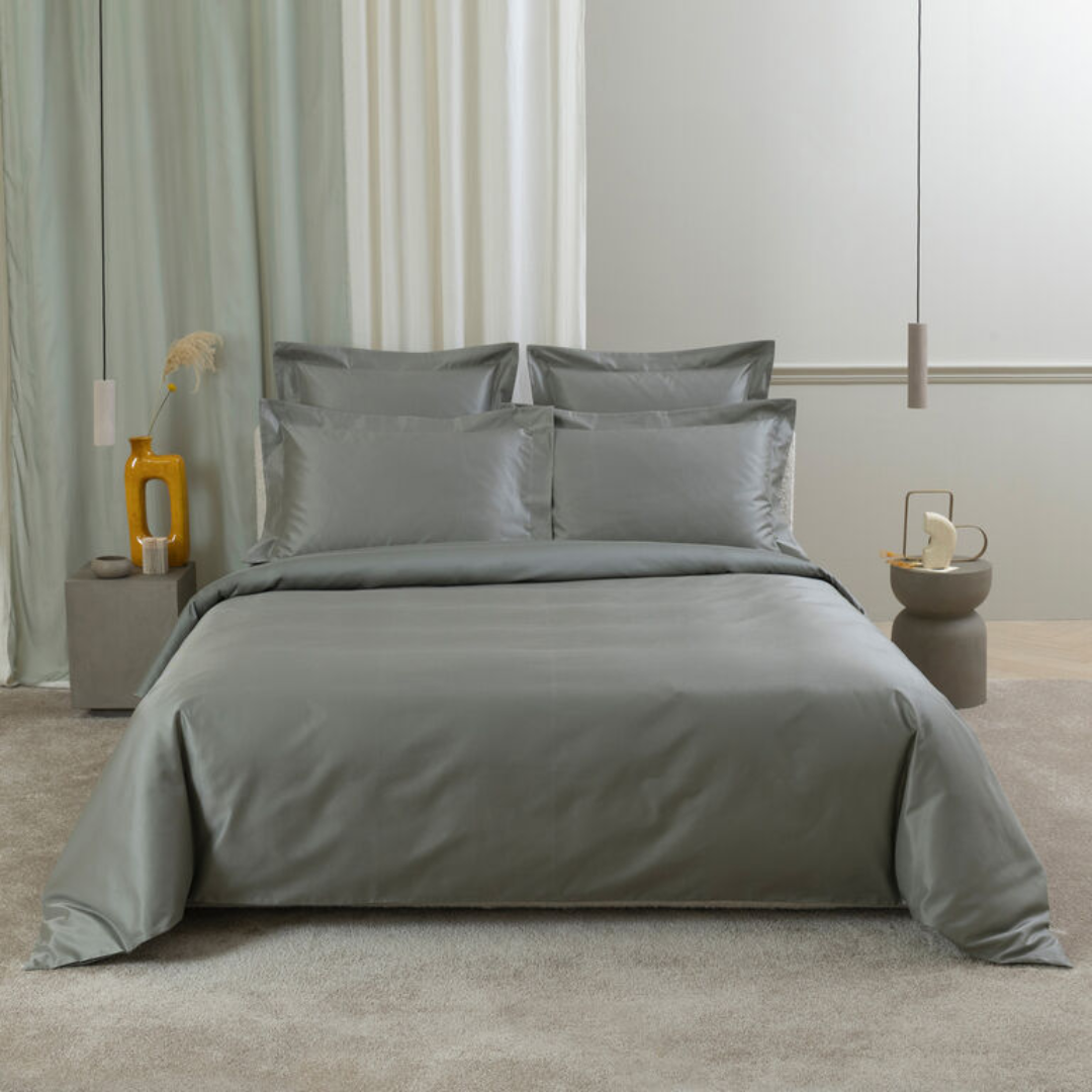 Oblique Jacquard Sham, Verdigris-SavageBeige