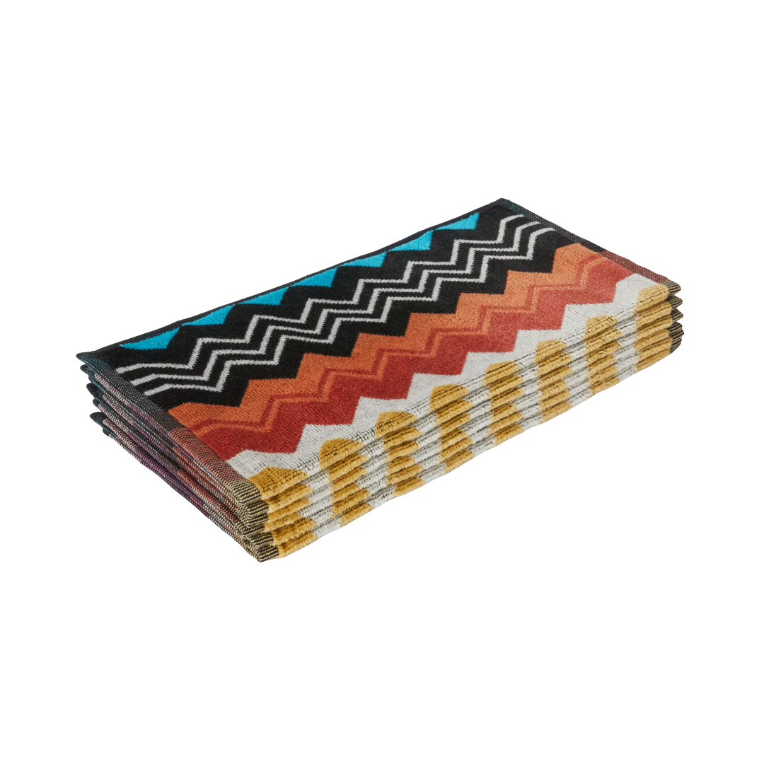 Giacomo face towels 30x30 cm 6 pieces - Multicoloured