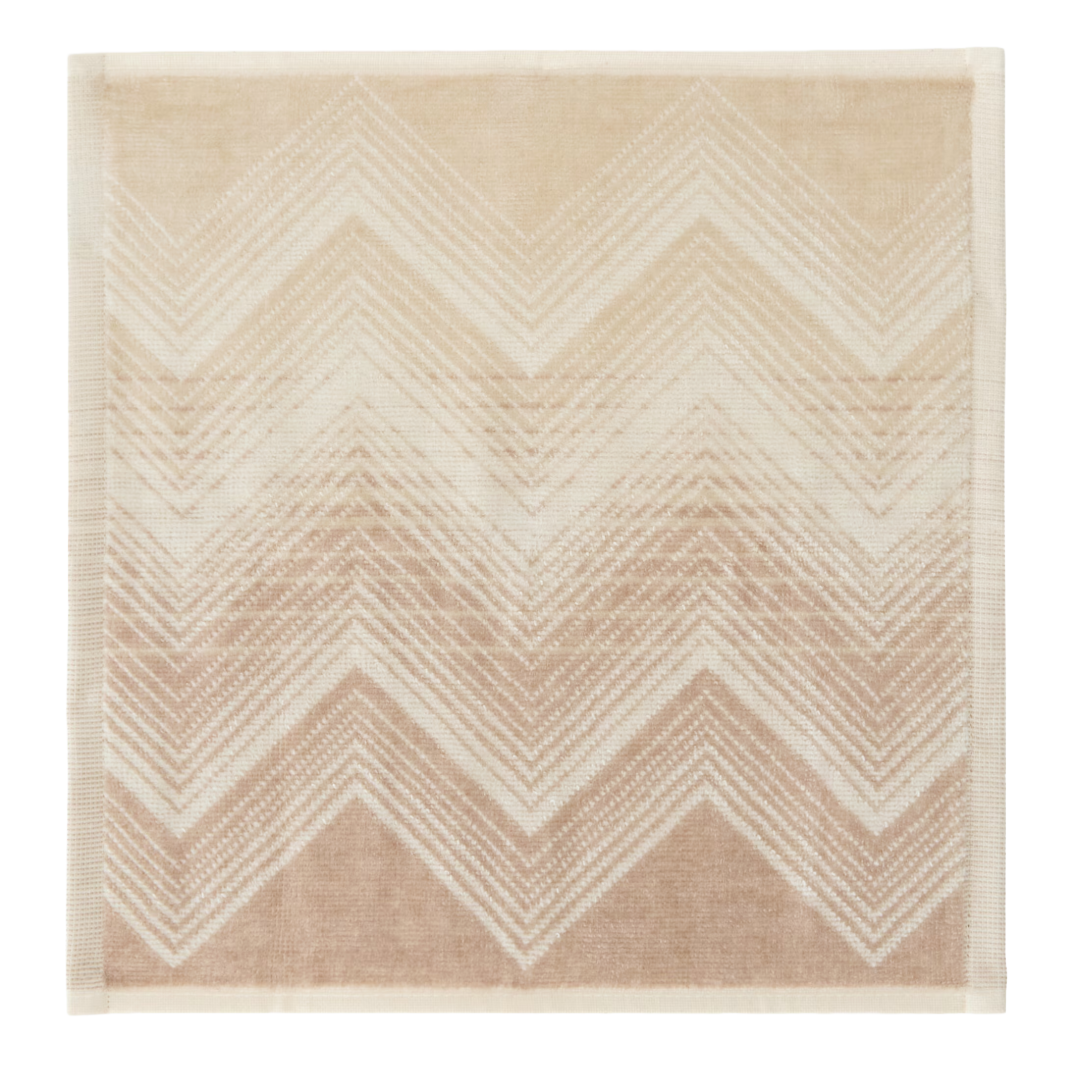 Marea set of 6 pure cotton face towels, Beige