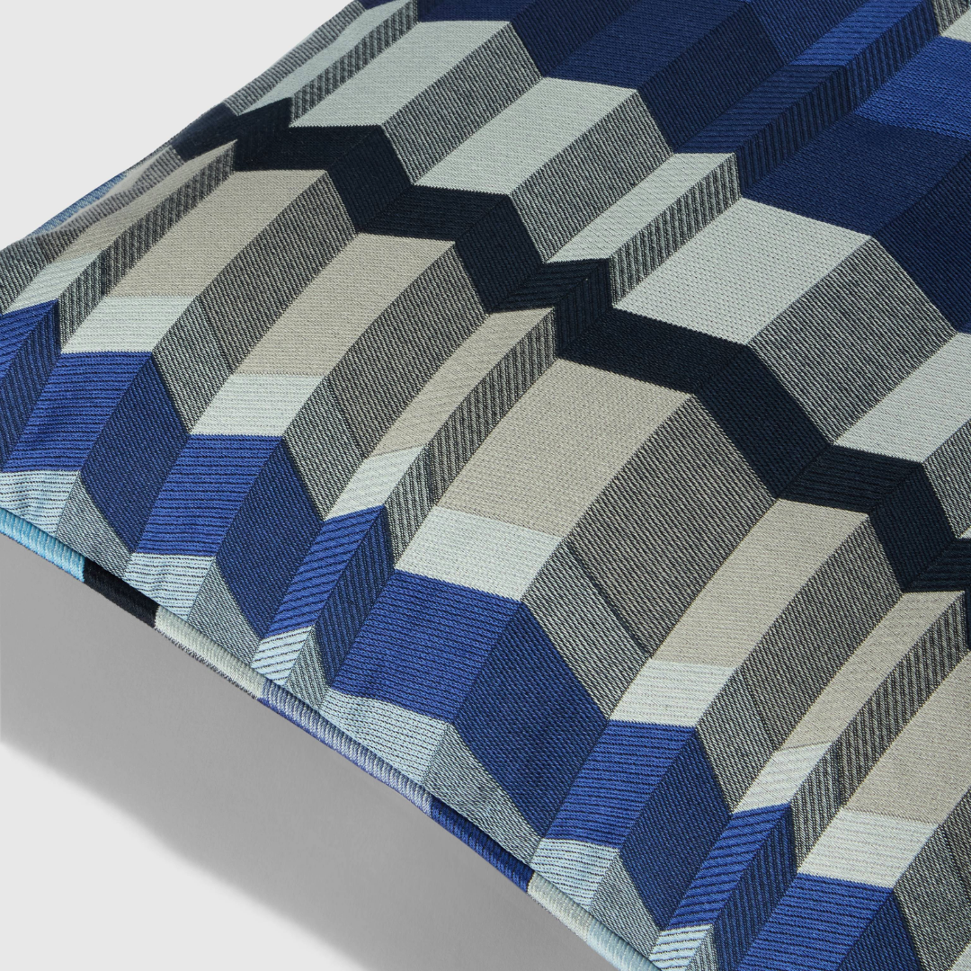 POSITANO CUSHION BLUE MULTICOLOR , 150, 45X45