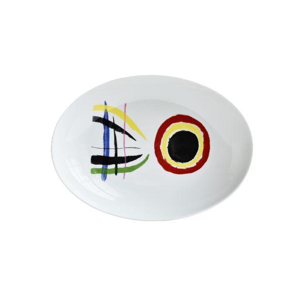 A TOUTE EPREUVE - JOAN MIRO Oval platter