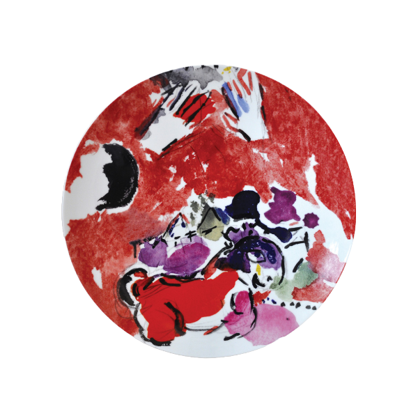 LES VITRAUX D'HADASSAH MARC CHAGALL Gift box set of 6 assorted salad plates 21.08 cm (serie 2)