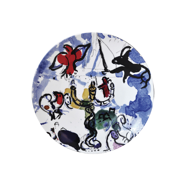 LES VITRAUX D'HADASSAH MARC CHAGALL Gift box set of 6 assorted dinner plates , 26.92 cm (serie 1)