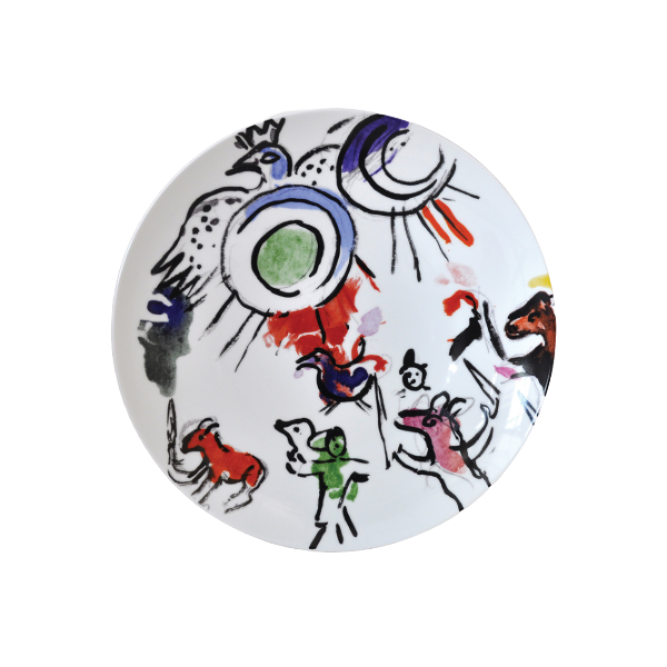 LES VITRAUX D'HADASSAH MARC CHAGALL Gift box set of 6 assorted dinner plates , 26.92 cm (serie 1)