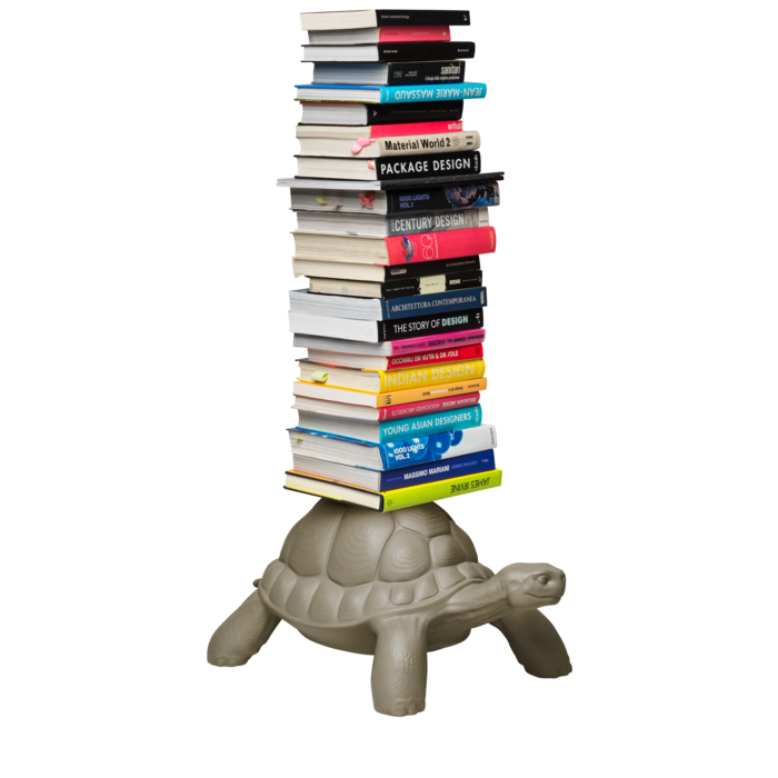 Turtle Carry Bookcase - Grey